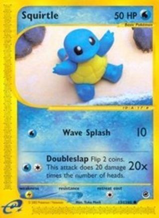 Squirtle (131)/165  - Reverse Holofoil Expedition - Common