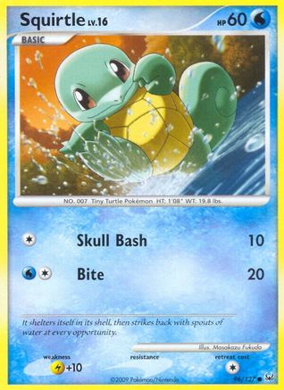 Squirtle 096  Platinum - Common