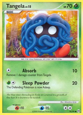 Tangela (76) 076  - Reverse Holofoil Arceus - Common