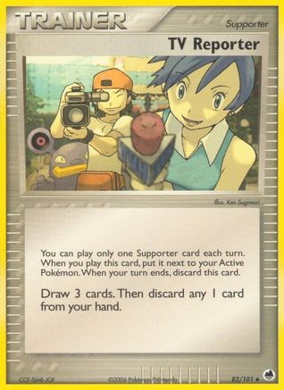 TV Reporter 082/101  Dragon Frontiers - Uncommon
