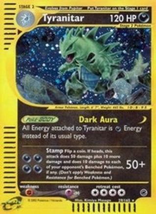 Tyranitar (29)  - Reverse Holofoil Expedition - Holo Rare