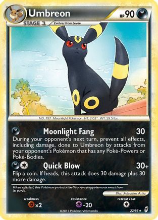 Umbreon  - Reverse Holofoil Call of Legends - Holo Rare