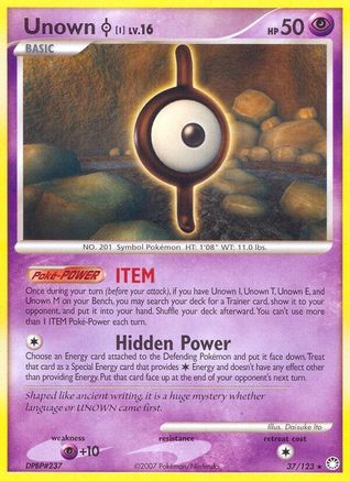 Unown [I]  Mysterious Treasures - Rare