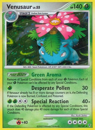 Venusaur  - Holofoil Supreme Victors - Holo Rare