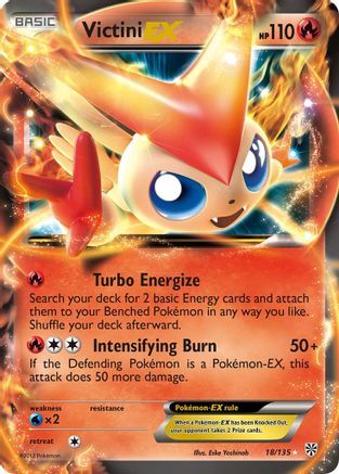 Victini EX  - Holofoil Plasma Storm - Ultra Rare