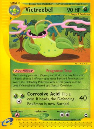 Victreebel  - Reverse Holofoil Aquapolis - Rare