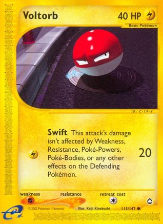 Voltorb (115)  Aquapolis - Common