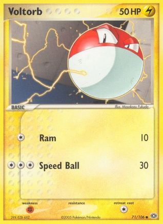 Voltorb  - Reverse Holofoil Emerald - Common