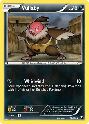 Vullaby  - Reverse Holofoil Dark Explorers - Uncommon
