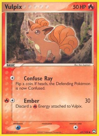 Vulpix 069  Power Keepers - Common