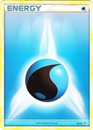 Water Energy (#10)  HGSS Trainer Kit Gyarados & Raichu - Common