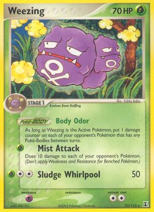 Weezing 033  Delta Species - Rare