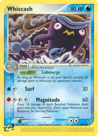 Whiscash  - Reverse Holofoil Dragon - Uncommon