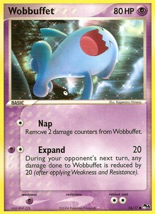 Wobbuffet 016  - Holofoil POP Series 4 - Common