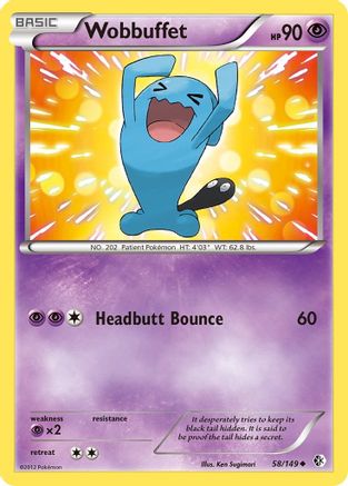 Wobbuffet  Boundaries Crossed - Uncommon