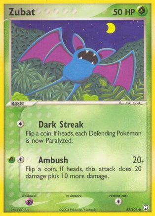 Zubat 082  Team Rocket Returns - Common