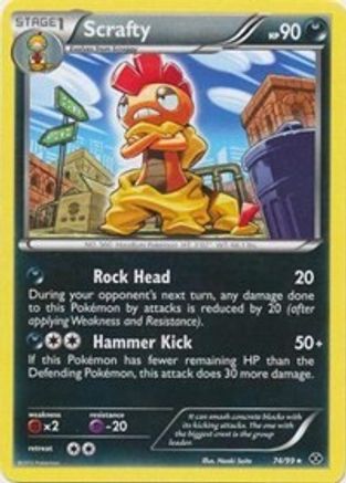 Scrafty - 74/99(Next Destinies)/099  Deck Exclusives - Rare