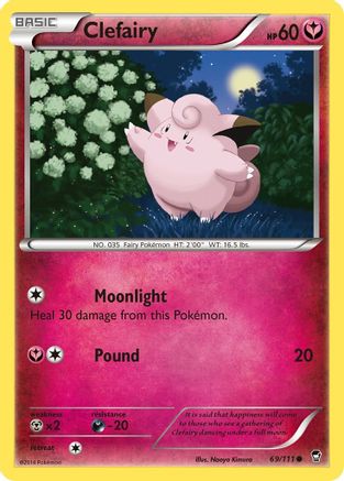 Clefairy (69) 069  XY  Furious Fists - Common
