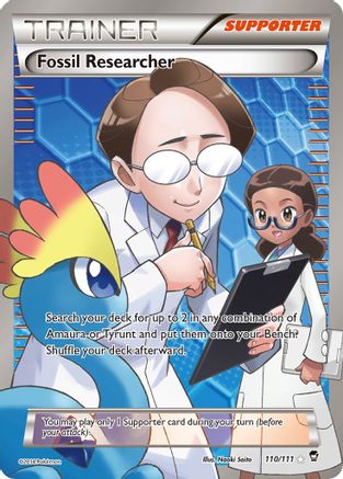 Fossil Researcher (110 Full Art) 110  - Holofoil XY  Furious Fists - Ultra Rare