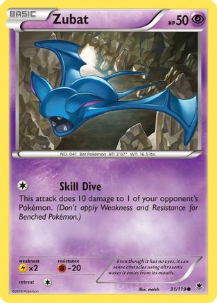 Zubat/119  XY  Phantom Forces - Common