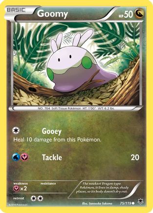 Goomy 075  - Reverse Holofoil XY  Phantom Forces - Common
