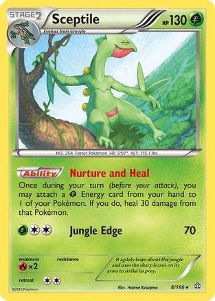 Sceptile 008  XY  Primal Clash - Rare