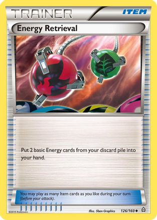 Energy Retrieval 126  XY  Primal Clash - Uncommon