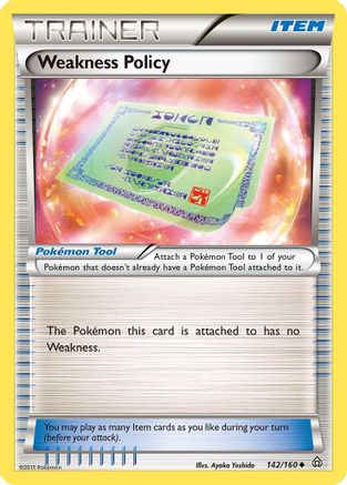 Weakness Policy  XY  Primal Clash - Uncommon