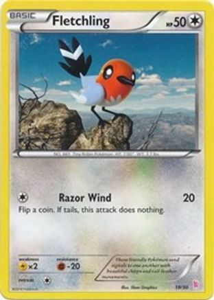 Fletchling (#19)  XY Trainer Kit Sylveon & Noivern - Common