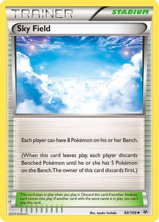 Sky Field 089  XY  Roaring Skies - Uncommon
